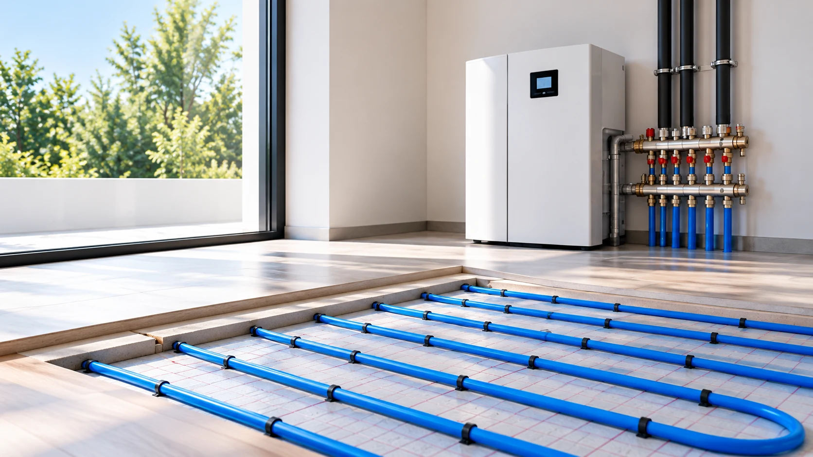 Sistema de aerotermia para refrigeración